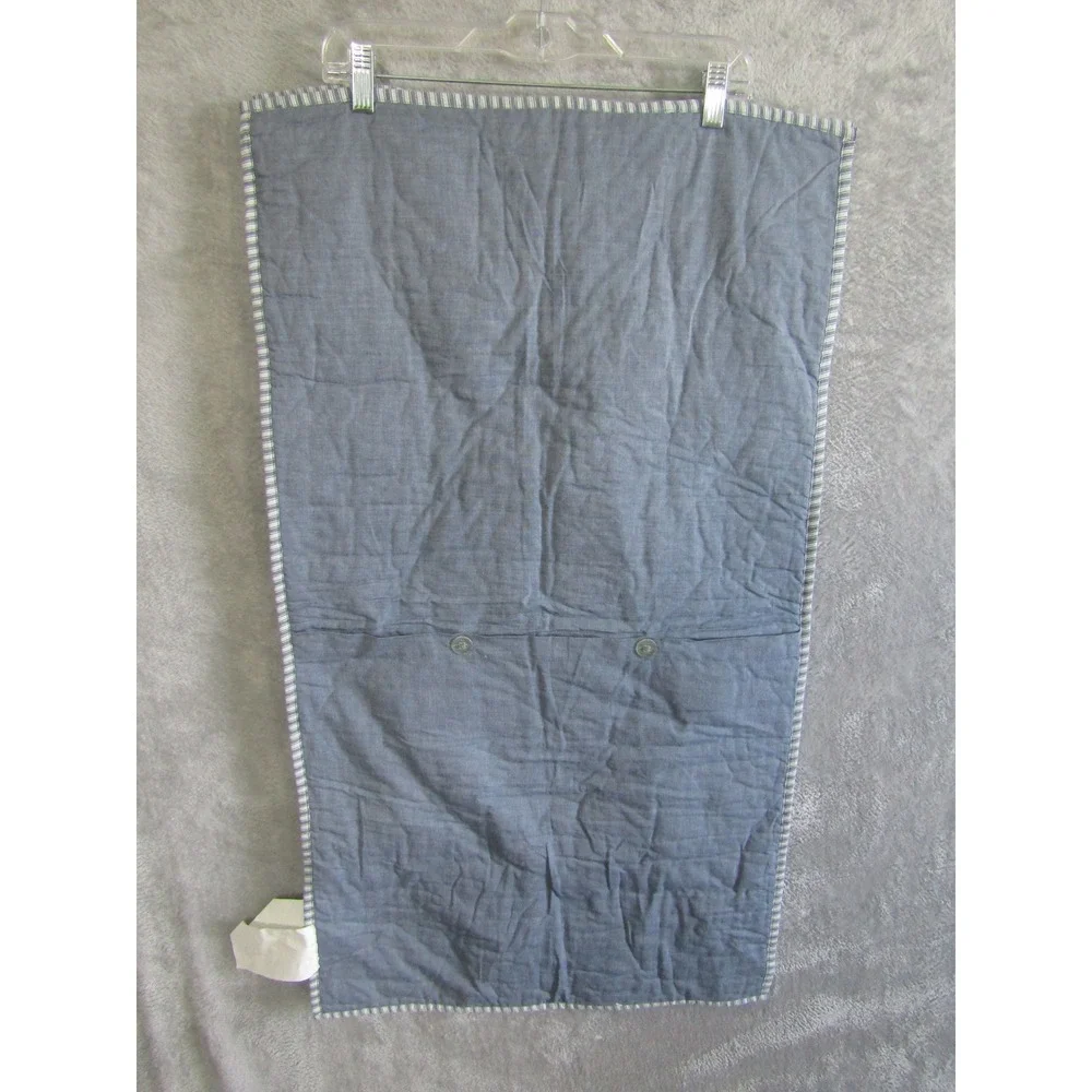 Cremieux King Sham Patchwork Quilt Floral Plaid Striped Red‎ Blue White New